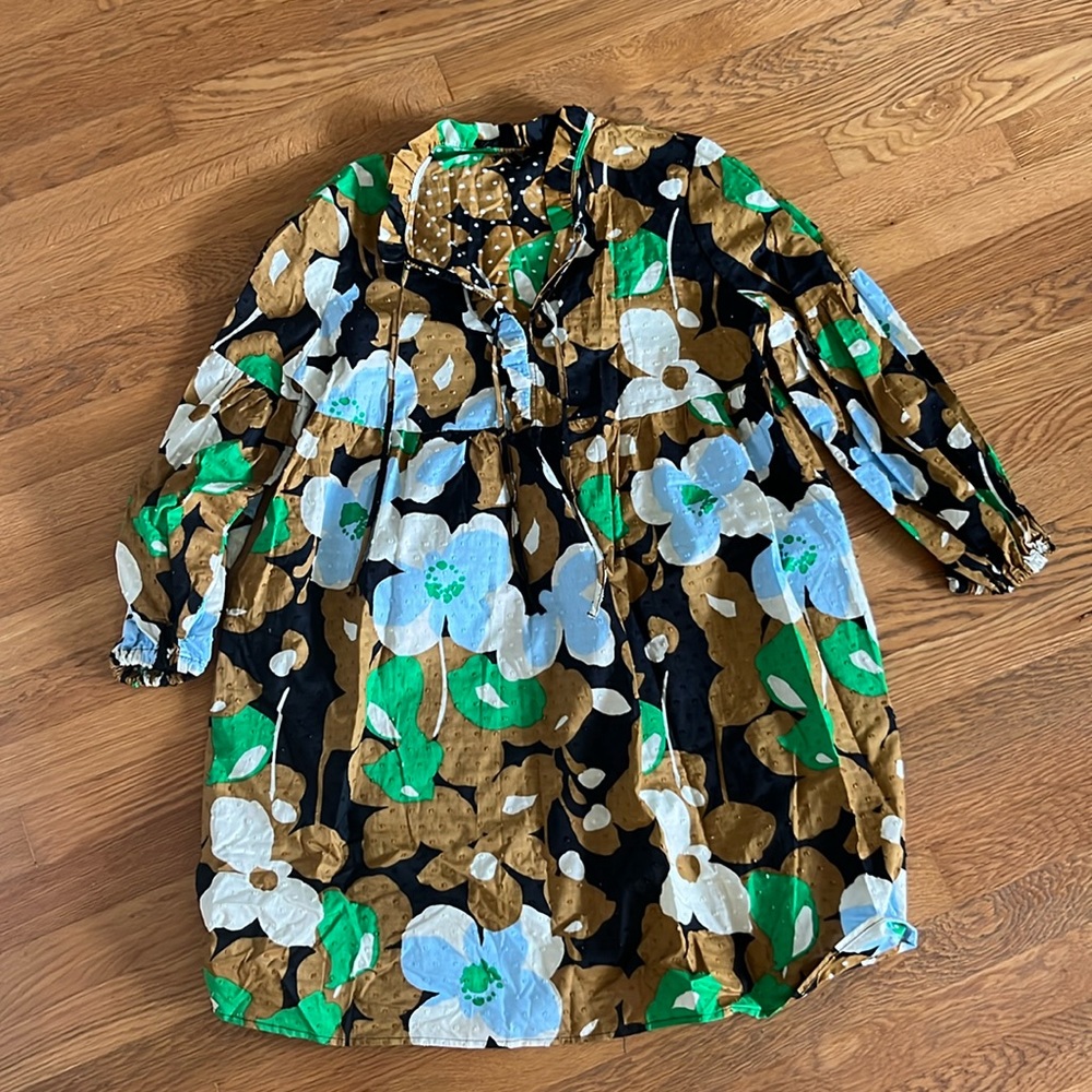 Who what where 100% cotton long sleeve dress size medium